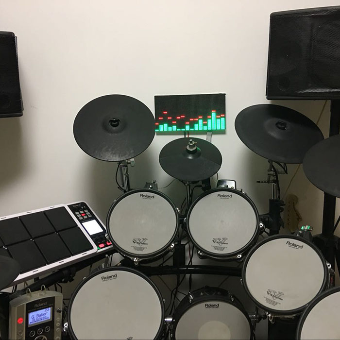 LED Music Spectrum Display Screen 6 Modes MS3264 DIY 12*6inch LED Audio Spectrum Screen Kit LED Music Spectrum Display Screen 6 Modes MS3264 DIY 12*6inch LED Audio Spectrum Screen Kit